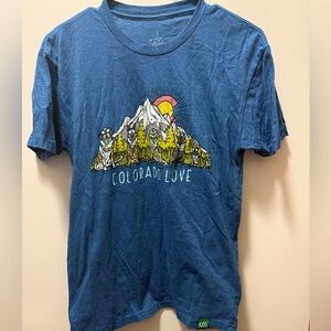 Blue Graphic Tee - Short Sleeve